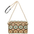 thumbnail image 2 of FORMRS Women Crossbody Purse with Chain Strap Vegan Leather Shoulder Handbag, Retro Blossom Flower, 2 of 7