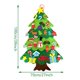thumbnail image 4 of Árbol de Navidad de fieltro artesanal para decoración del hogar, adornos navideños de Año Nuevo, Papá Noel, regalos para niños, 2022, 4 of 4