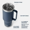 thumbnail image 2 of YETI Rambler 42 oz Straw Mug, Vacuum Insulated, Stainless Steel, Beekeeper, 2 of 8