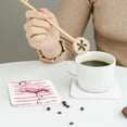 thumbnail image 6 of Bingfone Vintage Flamingo Leather Drinks Coasters With Set Of 6,Suitable For Home Kitchen,Coffee Cup Coasters Home Gift, 6 of 9