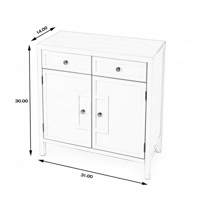Imperial White Console Cabinet Imperial White Console Cabinet