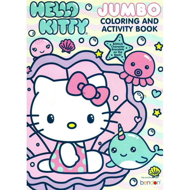 Hello Kitty - Jumbo Coloring and Activity Book - Walmart.com
