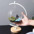 thumbnail image 4 of Creative  Decoration Crafts G-type Iron Bracket Micro Landscape Hanging Glass Bottle Hanging Bottle Iron Frame Decoration, 4 of 7