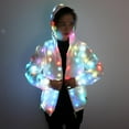 thumbnail image 4 of Colorful Coat LED Luminous Costume Dancing Clothes LED Lighting Jacket Suits Christmas Event Party Light Up Couple Set Clothing YZH, 4 of 4