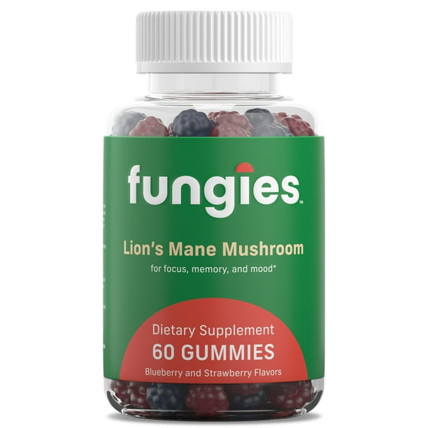 Lion's Mane Mushroom Gummies by Fungies Brain Boosting Gummies w