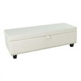 thumbnail image 4 of 50" Wide Tufted Rectangle Storage Ottoman with Storage - Creamy Beige, 4 of 4