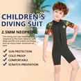 thumbnail image 2 of Soidarity Trajes de neopreno para niños de 2,5 MM, traje de buceo grueso, traje de baño, deportes transpirables, pieles de buceo para buceo, esnórquel, Deportes acuáticos Gris XXL Soidarity OD003671-05, 2 of 6