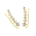 thumbnail image 3 of Pendientes jinwen 2 piezas de puños para los oídos amarillo, 3 of 8