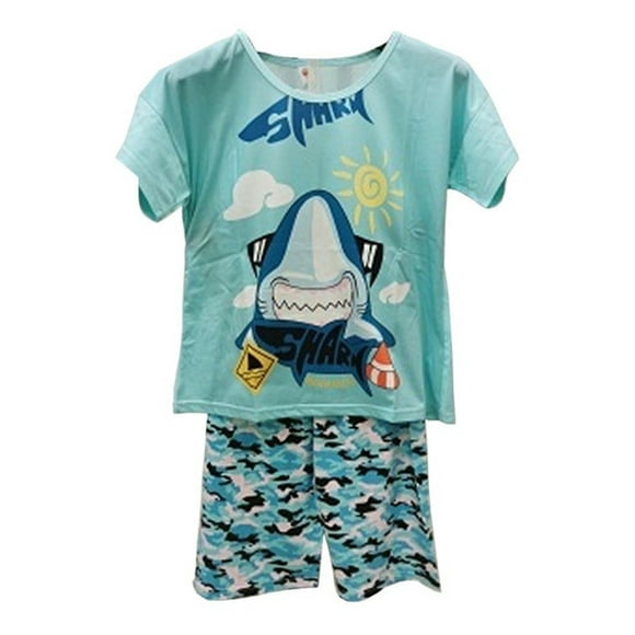 Pijama con Diseños Divertidos Para Niño Talla 10 Tiburon TatysFashion 2076