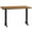 Natural, variant on Emma + Oliver 30"x48" Rectangular Black Laminate Table Top with 5"x22" Bases