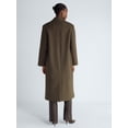 thumbnail image 3 of Scoop Women's and Women's Plus Oversized Faux Wool Coat, Sizes XS-4X, 3 of 7