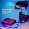 thumbnail image 3 of External CD/DVD Drive,Portable DVD Reader Writer ROM Drive,CD Burner External Disk Drive ,Widely Use, 3 of 5