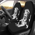 thumbnail image 2 of ABPHQTO Juego de 2 fundas de asiento de coche Hipster Man Universal Auto asiento delantero Protector apto para coche, SUV sedán, camión, 2 of 3