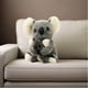 thumbnail image 5 of Almohada de muñeca - Oso realista de peluche, cojín suave y abrazable para niños y adultos, decoración de sofá, regalo de cumpleaños, 5 of 6