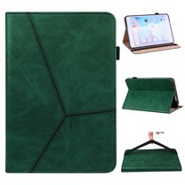 SaniMore for Amazon Fire Max 11 Tablet Case 11 inch Case, [Elastic Hand Strap] PU Leather Wallet Stand Folio Card Slot Pencil Holder All-Round Shockproof Cover for Amazon Fire Max 11 2023, Green