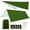 green, variant on 9.8x9.8ft Waterproof Camping Tarp Hammock Sunshade Rain Shelter