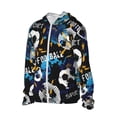 thumbnail image 2 of Sigee Football Print UPF50+ Men's Sun Protection Hoodie Shirt SPF UV Shirt Long Sleeve Fishing Outdoor Lightweight, S-3XL, 2 of 9