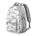 thumbnail image 2 of Watercolor Shark Artwork Student Backpack Waterproof Durable School Bag with Mystical Ocean and Sea Life Print, Comfortable Adjustable Straps, Perfect for Travel and Daily Use, 2 of 6
