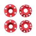 thumbnail image 1 of Adaptador de cubo de Rueda 1/10 Zulema Rueda hexagonal de 9 mm rojo, 1 of 8