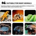 thumbnail image 4 of Ceramic Heat Emitter, No Light Emitting Infrared Heat for Reptiles, Amphibians, Chicken, Dog, Cat, Sturdy Construction, Safe Operation, 24-Hour Heat Source for Terrariums and Brooders (2PCS), 4 of 5