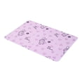 thumbnail image 2 of Protège-matelas Imperméable et Respirant pour Incontinence, Antidérapant, Absorbant à 4 Couches Réutilisable, Fibre Naturelle Verte, Violet/beige/argent, 90 x 70 cm, 2 of 6