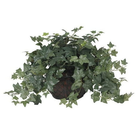 Puff Ivy with Vase Silk Plant