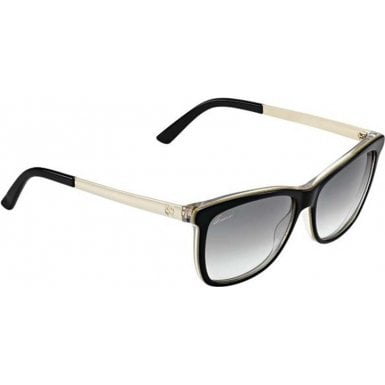 Gucci Sunglasses - 3675 / Frame: Black Embossed Gold Lens ...
