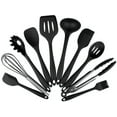 thumbnail image 1 of Ensemble de 10 Ustensiles de Cuisine en Silicone Sans BPA, 1 of 5