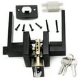 thumbnail image 4 of Villar Home Designs Door Lever Crown Black Keyed 6 Pack, 4 of 6