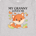 thumbnail image 4 of Inktastic My Granny Loves Me Little Fox Boys or Girls Baby T-Shirt, 4 of 5