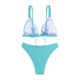 thumbnail image 2 of TaTaai Women's V Neck Bikini Set, Solid Color Two Piece with Adjustable Straps, Fashion Beachwear for Vacation, Pool Activities and Summer Holiday Gift, 2 of 6