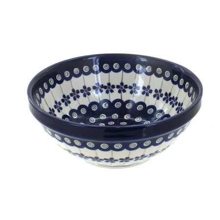 flowering peacock pottery serving polish bowl