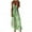 Green, variant on Viikei Sleeveless Dress Summer Dresses for Women Plus Size Dresses Fashion Plus Size Tie-dye Print Sleeveless V-Neck Camisole Long Dress