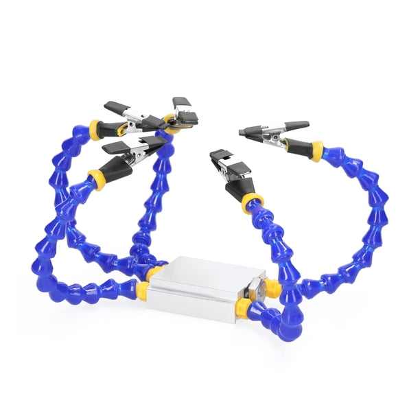 Abrazadera Irfora Bancos Tornillo de banco Abrazadera de mesa con brazo flexible Abrazadera de aleación de aluminio Soporte de hierro para soldar Placa de circuito impreso Reparaciones Irfora Abrazadera