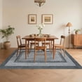 thumbnail image 3 of Gaderth 10x13 Large Braided Print Area Rug For Living Room, Washable Farmhouse Rug With Non Slip TPR Backing, Low Pile Stain Resistant Carpet For Bedroom Dining Room Nursery Office, 3 of 10