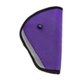 thumbnail image 3 of Car Seat Belt Protector Adjuster (Purple) - Breathable Cotton Shoulder Pad Cover, Cute & Comfortable Anti-Chafe Strap Holder for Child, Baby & Kids, 3 of 6