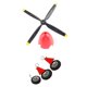 thumbnail image 3 of Hélices de Avión RC Tren de Aterrizaje de Aviones Reemplazar Accesorios Piezas de Avión Piezas de Bricolaje Duraderas para Wltoys XK 280 RC Avión Acce Baoblaze hélice de repuesto, 3 of 8