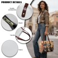 thumbnail image 4 of Kuiaobaty Chihuahua Print Handbag and Wallet Set for Women Heart Print Tote Purse with Underarm Bag Leather Hobo Purse Lip Pouch for Travel, 4 of 7