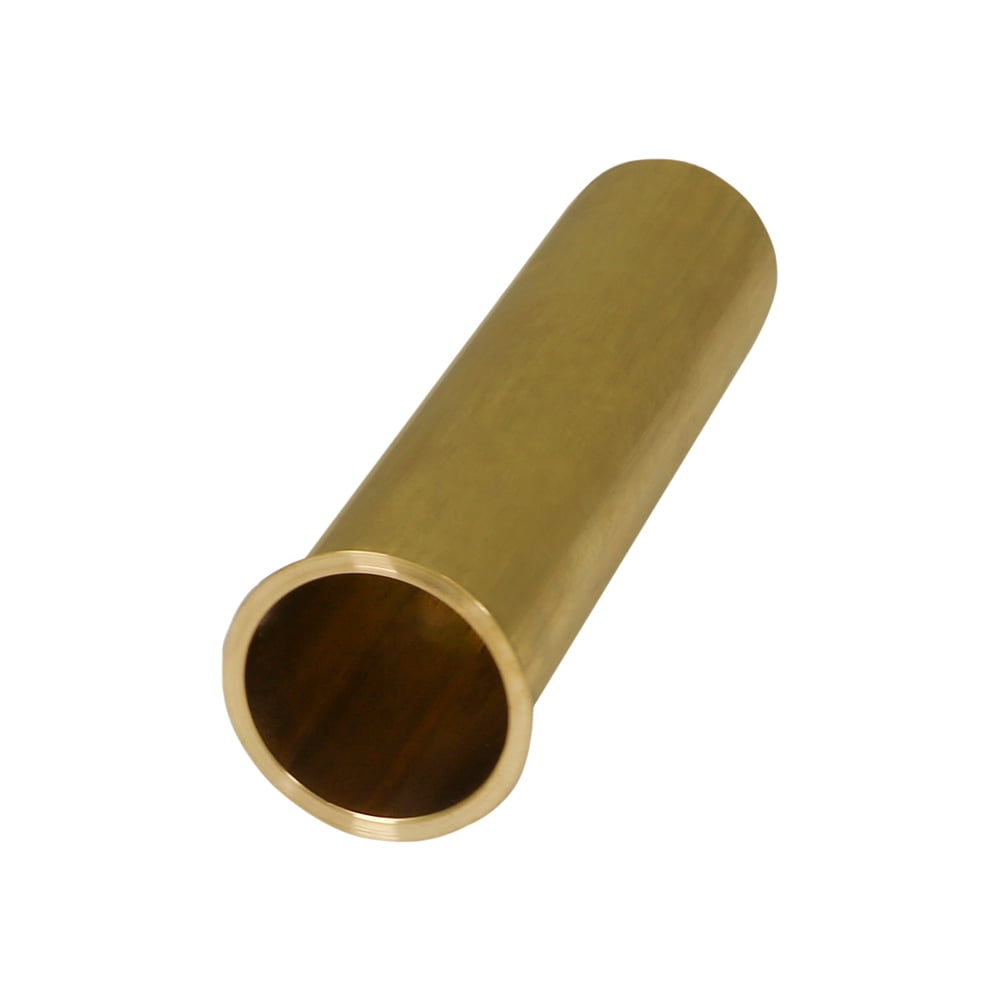 Highcraft 23124 Flanged Sink Tailpiece for Tubular Drain Applications, 1-1/2 in. x 12 in., 17GA Brass