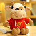 thumbnail image 2 of Peluche de vaca de 30 cm, suave y cómodo, ideal como regalo para niñas, mujeres, amantes y novias., 2 of 5