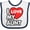 White and Navy, variant on Inktastic I Love My Aunt Boys or Girls Baby Bib