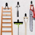 thumbnail image 6 of ziertyon Heavy Duty Garage Hook with Screws Wall Mount Metal Utility Hanger Multi-functional Bike Ladder Garden Power Tools Organizer Hanging Storage Rack, 6 of 7