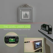 Laser Level Line Tool, Multipurpose Lazer Leveler Tool,8 feet Cross Line Laser measuring Tape,Laser Level for Picture Hanging Cabinets Tile Walls Condition