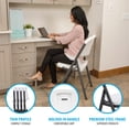 thumbnail image 5 of Lifetime Classic Folding Chair - 32 Pack (Commercial), 5 of 15