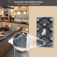 thumbnail image 5 of Yayeee Blank Wall Plate Cover 1-Gang 4.5"x2.7" Home Unused Decorative Outlet, Elegance Art Pattern, 5 of 7