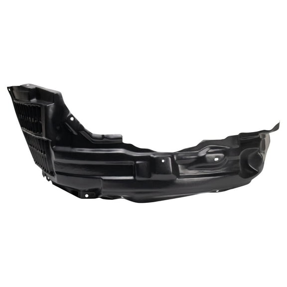 TRQ Front Left Inner Fender Liner Black Drivers Side Fits Select 2010-2015 Mitsubishi Lancer MI1248131