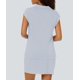 thumbnail image 5 of Conjunto de atuendo Casly Lamiit - Falda de 2 piezas para mujer, color azul claro, talla XL, 5 of 6