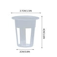 thumbnail image 3 of JingChun 1PC Grow Baskets, Hydroponic Seed Starter Pods Baskets Replacement Compatible with Aerogarden Hydroponic Growing System, 3 of 4