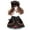 Black, variant on Riousery Small Pet Mini Beautiful Cloak Costume Clothes for Dogs Cats and Mini Pigs, Adorable Princess Fashion Apparel Cosplay Outfit for Parties and Halloween, Red, L