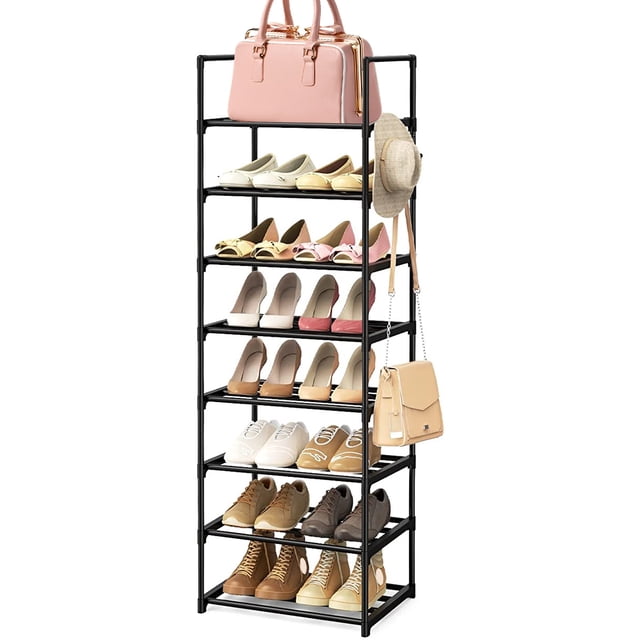 Muyoka NKTIER Organizador de Zapatero de 5/8 Niveles, Soporte de Zapato Multifuncional Soporte de Zapatos de fácil Montaje para Sala de Estar Entrada Dormitorio Cocina Muyoka Hogar